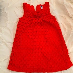 Janie and Jack orange kids dress